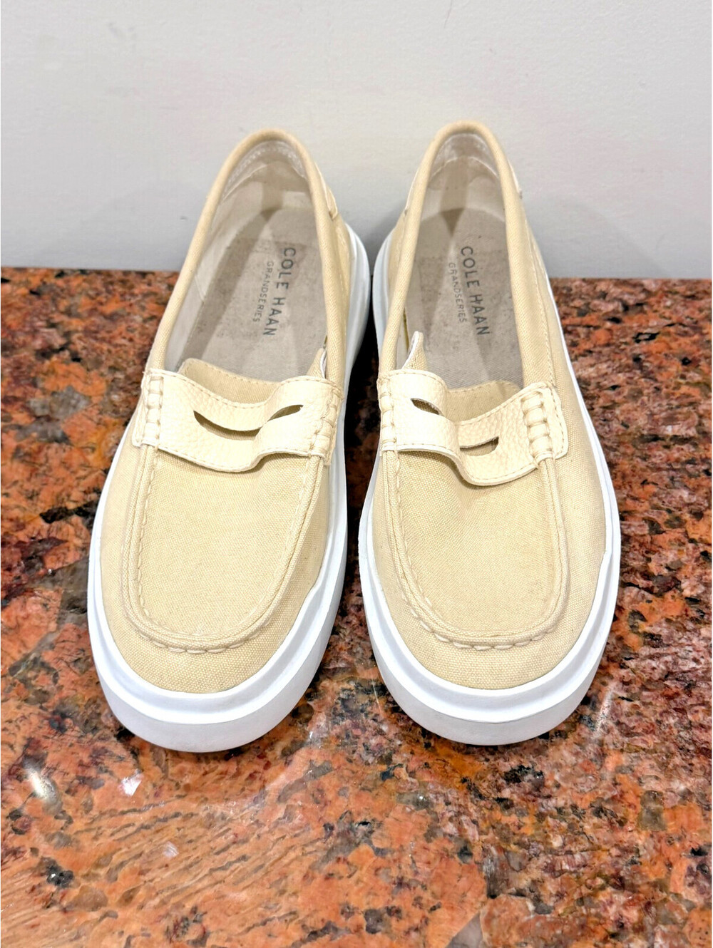 Women's Cole Haan GrandPro Rally Canvas Penny Loafers Size 6.5